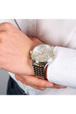 Buy Shop Hugo Boss Companion Silver Dial Two Tone Mesh Bracelet Watch for Men - 1513654 USA Online