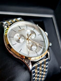 Buy Shop Hugo Boss Companion Silver Dial Two Tone Mesh Bracelet Watch for Men - 1513654 USA Online