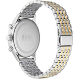 Buy Shop Hugo Boss Companion Silver Dial Two Tone Mesh Bracelet Watch for Men - 1513654 USA Online
