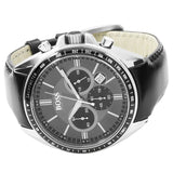 Buy Shop Hugo Boss Contemporary Sport Driver Black Dial Black Leather Strap Watch for Men - 1513085 USA Online