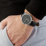 Buy Shop Hugo Boss Corporal Black Dial Black Leather Strap Watch for Men - 1513638 USA Online