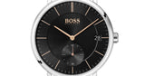 Buy Shop Hugo Boss Corporal Black Dial Black Leather Strap Watch for Men - 1513638 USA Online