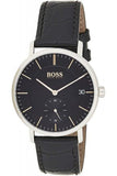 Buy Shop Hugo Boss Corporal Black Dial Black Leather Strap Watch for Men - 1513638 USA Online
