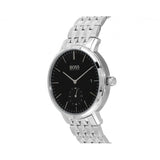 Buy Shop Hugo Boss Corporal Black Dial Silver Mesh Bracelet Watch for Men - 1513641 USA Online