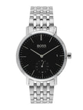 Buy Shop Hugo Boss Corporal Black Dial Silver Mesh Bracelet Watch for Men - 1513641 USA Online