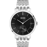 Buy Shop Hugo Boss Corporal Black Dial Silver Mesh Bracelet Watch for Men - 1513641 USA Online