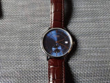 Buy Shop Hugo Boss Corporal Blue Dial Brown Leather Strap Watch for Men - 151363 USA Online
