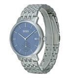 Buy Shop Hugo Boss Corporal Blue Dial Silver Steel Strap Watch for Men - 1513642 USA Online