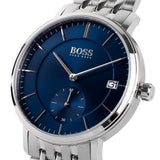 Buy Shop Hugo Boss Corporal Blue Dial Silver Steel Strap Watch for Men - 1513642 USA Online
