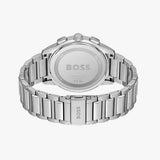 Buy Shop Hugo Boss Dapper Chronograph Blue Dial Silver Steel Strap Watch For Men - 1513927 USA Online