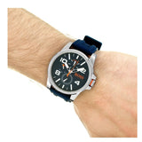 Buy Shop Hugo Boss Detroit Quartz Blue Dial Blue Silicone Strap Watch For Men - 1550008 USA Online