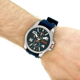 Buy Shop Hugo Boss Detroit Quartz Blue Dial Blue Silicone Strap Watch For Men - 1550008 USA Online