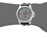 Buy Shop Hugo Boss Detroit Sport Analog Grey Dial Grey Rubber Strap Watch For Men - 1550007 USA Online