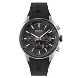 Buy Shop Hugo Boss Distinct Black Dial Black Rubber Strap Watch for Men - 1513855 USA Online