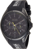 Buy Shop Hugo Boss Distinct Black Dial Black Silicone Strap Watch for Men - 1513859 USA Online