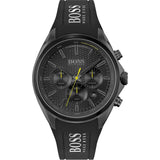 Buy Shop Hugo Boss Distinct Black Dial Black Silicone Strap Watch for Men - 1513859 USA Online