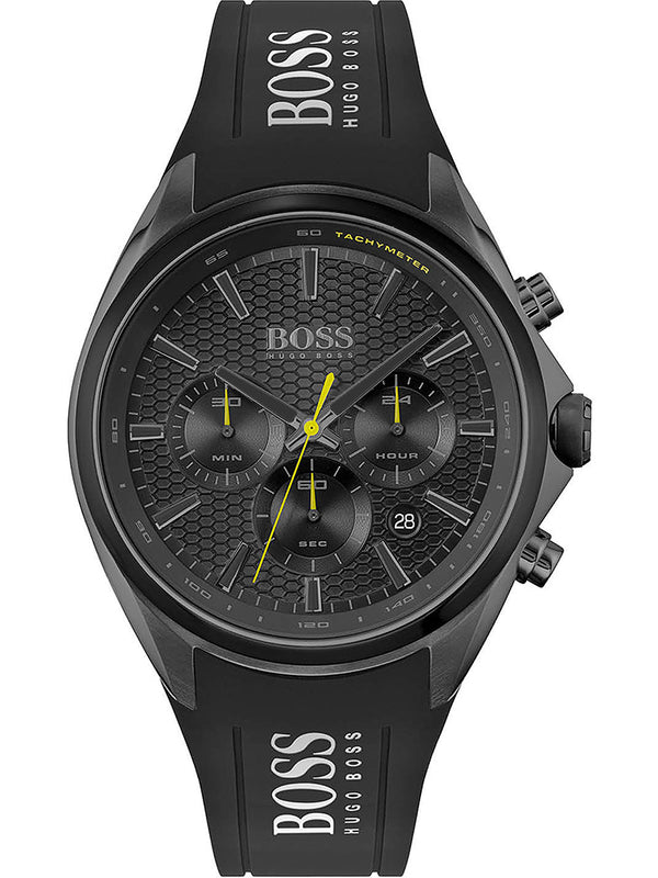Buy Shop Hugo Boss Distinct Black Dial Black Silicone Strap Watch for Men - 1513859 USA Online