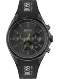 Buy Shop Hugo Boss Distinct Black Dial Black Silicone Strap Watch for Men - 1513859 USA Online