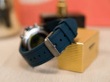 Buy Shop Hugo Boss Distinct Blue Dial Blue Rubber Strap Watch for Men - 1513856 USA Online