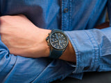 Buy Shop Hugo Boss Distinct Blue Dial Blue Rubber Strap Watch for Men - 1513856 USA Online