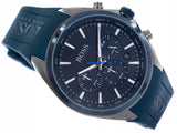 Buy Shop Hugo Boss Distinct Blue Dial Blue Rubber Strap Watch for Men - 1513856 USA Online