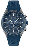 Buy Shop Hugo Boss Distinct Blue Dial Blue Rubber Strap Watch for Men - 1513856 USA Online