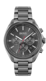 Buy Shop Hugo Boss Distinct Grey Dial Gren Steel Strap Watch for Men - 1513858 USA Online