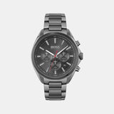 Buy Shop Hugo Boss Distinct Grey Dial Gren Steel Strap Watch for Men - 1513858 USA Online