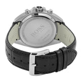 Buy Shop Hugo Boss Driver Black Dial Black Leather Strap Watch for Men - 1512879 USA Online