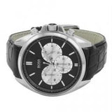 Buy Shop Hugo Boss Driver Black Dial Black Leather Strap Watch for Men - 1512879 USA Online