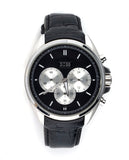 Buy Shop Hugo Boss Driver Black Dial Black Leather Strap Watch for Men - 1512879 USA Online