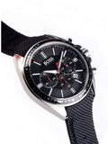 Buy Shop Hugo Boss Driver Black Dial Black Leather Strap Watch for Men -1513087 USA Online