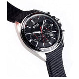 Buy Shop Hugo Boss Driver Black Dial Black Leather Strap Watch for Men -1513087 USA Online