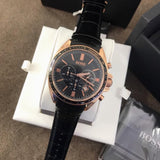 Buy Shop Hugo Boss Driver Black Dial Black Leather Strap Watch for Men - 1513092 USA Online