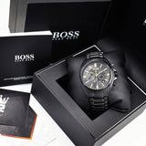 Buy Shop Hugo Boss Driver Black Dial Black Steel Strap Watch for Men - 1513277 USA Online