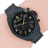 Buy Shop Hugo Boss Driver Black Dial Black Steel Strap Watch for Men - 1513277 USA Online