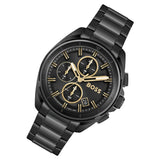 Buy Shop Hugo Boss Driver Black Dial Black Steel Strap Watch for Men - 1513277 USA Online