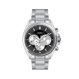 Buy Shop Hugo Boss Driver Black Dial Silver Steel Strap Watch for Men - 1512883 USA Online