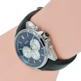 Buy Shop Hugo Boss Driver Blue Dial Black Leather Strap Watch for Men - 1512882 USA Online