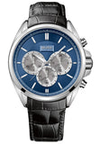 Buy Shop Hugo Boss Driver Blue Dial Black Leather Strap Watch for Men - 1512882 USA Online