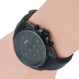 Buy Shop Hugo Boss Driver Chronograph Black Dial Black Leather Strap Watch For Men - HB1513061 USA Online