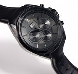 Buy Shop Hugo Boss Driver Chronograph Black Dial Black Leather Strap Watch For Men - HB1513061 USA Online