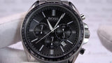 Buy Shop Hugo Boss Driver Chronograph Black Dial Silver Steel Strap Watch For Men - 1513080 USA Online