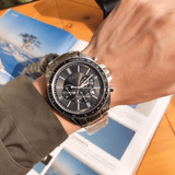 Buy Shop Hugo Boss Driver Chronograph Black Dial Silver Steel Strap Watch For Men - 1513080 USA Online