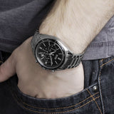Buy Shop Hugo Boss Driver Chronograph Black Dial Silver Steel Strap Watch For Men - 1513080 USA Online
