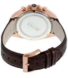 Buy Shop Hugo Boss Driver Chronograph Brown Dial Brown Leather Strap Watch For Men - HB1513093 USA Online