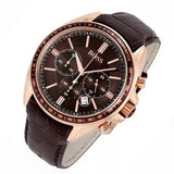 Buy Shop Hugo Boss Driver Chronograph Brown Dial Brown Leather Strap Watch For Men - HB1513093 USA Online