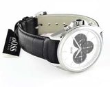 Buy Shop Hugo Boss Driver Chronograph Quartz Silver Dial Black Leather Strap Watch For Men - 1512880 USA Online