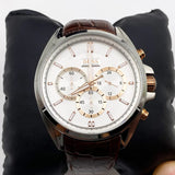Buy Shop Hugo Boss Driver Quartz Silver Dial Brown Leather Strap Watch For Men - HB1512881 USA Online