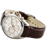 Buy Shop Hugo Boss Driver Quartz Silver Dial Brown Leather Strap Watch For Men - HB1512881 USA Online